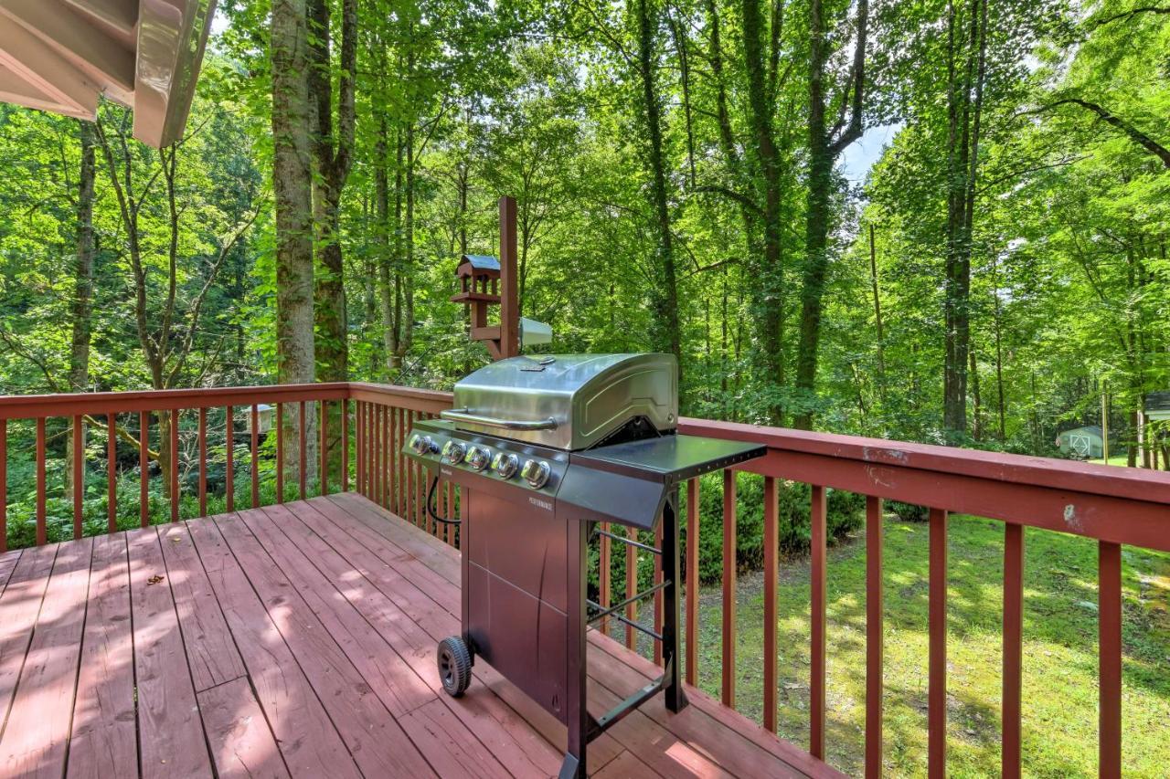 Tranquil Creekside Cottage With Deck And Lanai Franklin Exterior foto